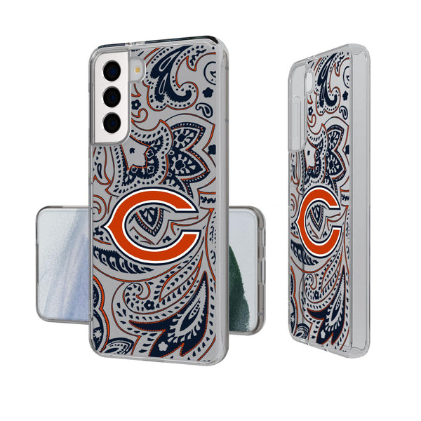 Chicago Bears Paisley Galaxy Clear Case