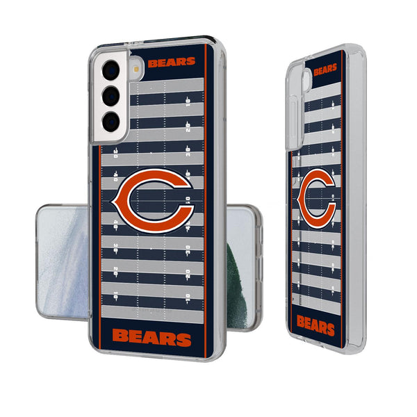 Chicago Bears Football Field Galaxy Clear Case