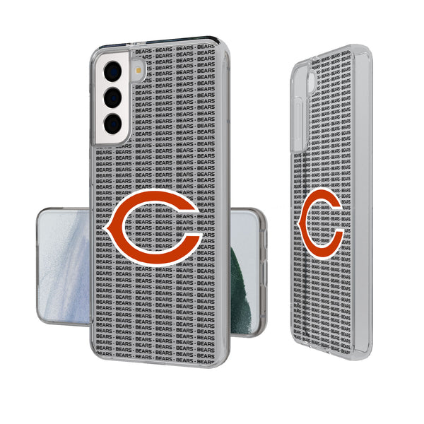 Chicago Bears Blackletter Galaxy Clear Case