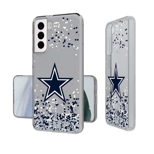 Dallas Cowboys Confetti Galaxy Clear Case