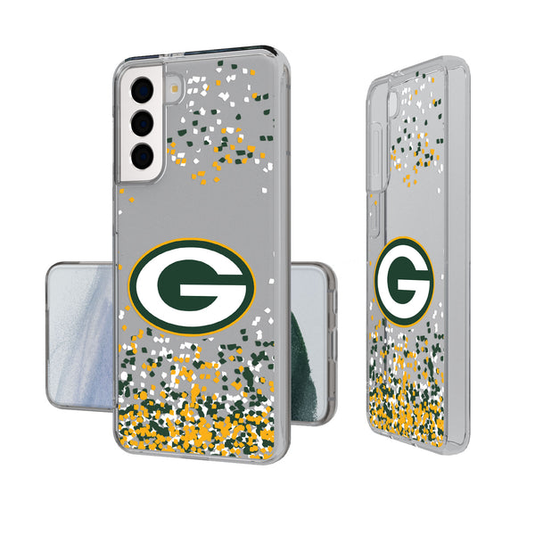 Green Bay Packers Confetti Galaxy Clear Case