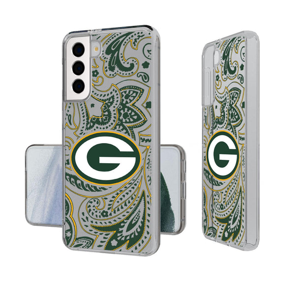 Green Bay Packers Paisley Galaxy Clear Case