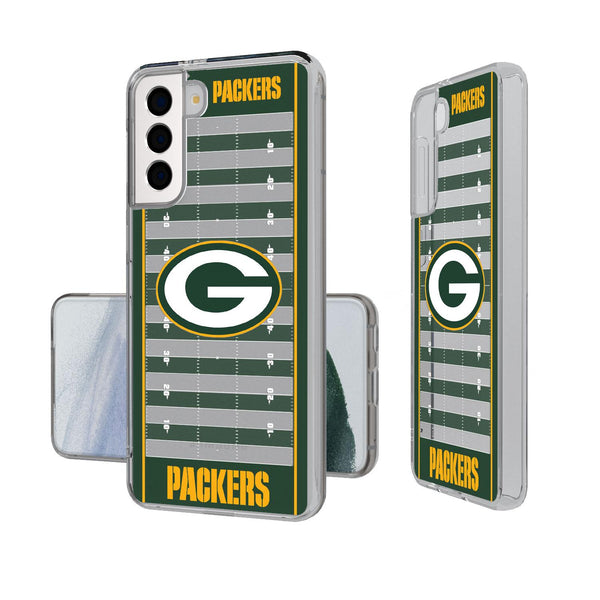 Green Bay Packers Football Field Galaxy Clear Case