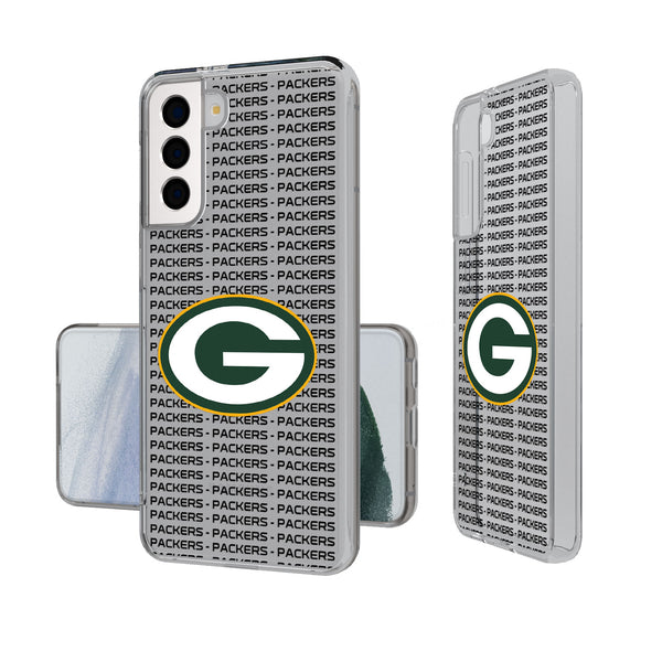 Green Bay Packers Blackletter Galaxy Clear Case