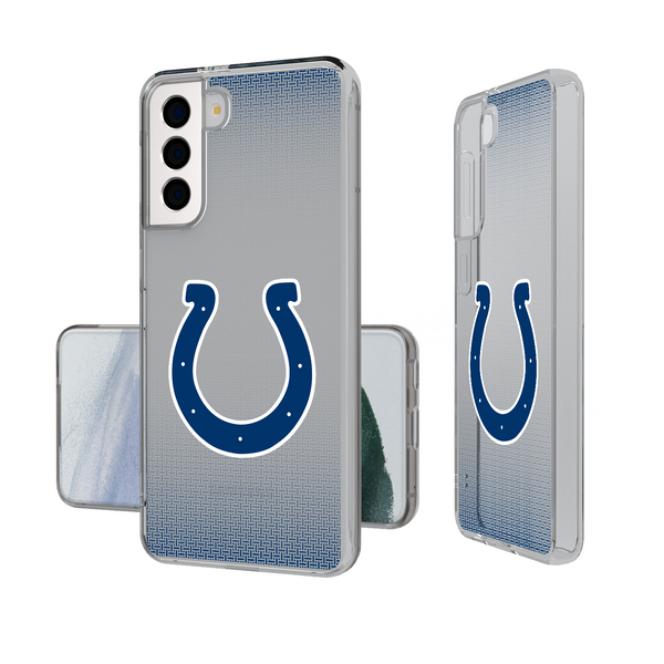 Indianapolis Colts Linen Galaxy Clear Phone Case