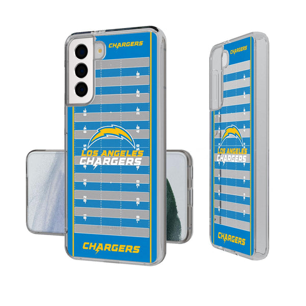 Los Angeles Chargers Football Field Galaxy Clear Case