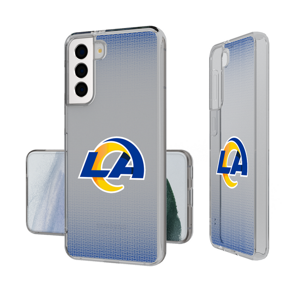 Los Angeles Rams Linen Galaxy Clear Phone Case