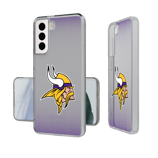 Minnesota Vikings Linen Galaxy Clear Phone Case