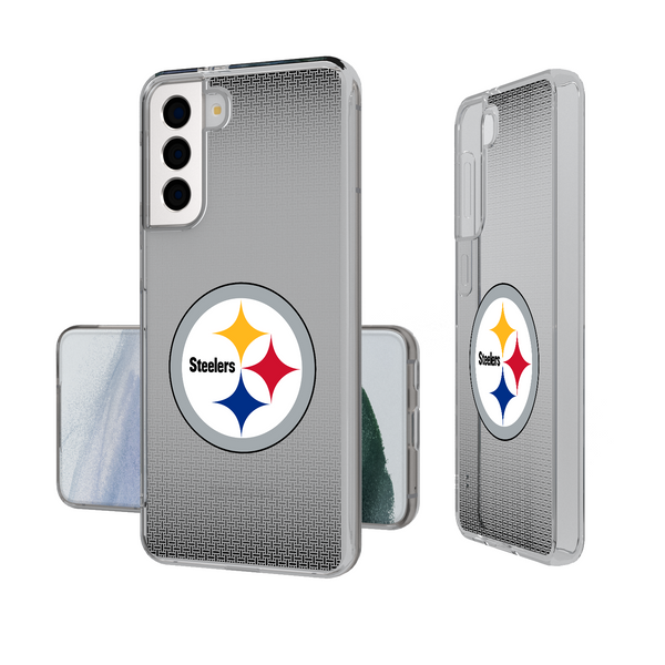 Pittsburgh Steelers Linen Galaxy Clear Phone Case