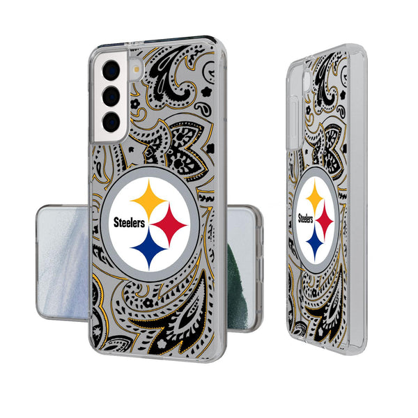 Pittsburgh Steelers Paisley Galaxy Clear Case