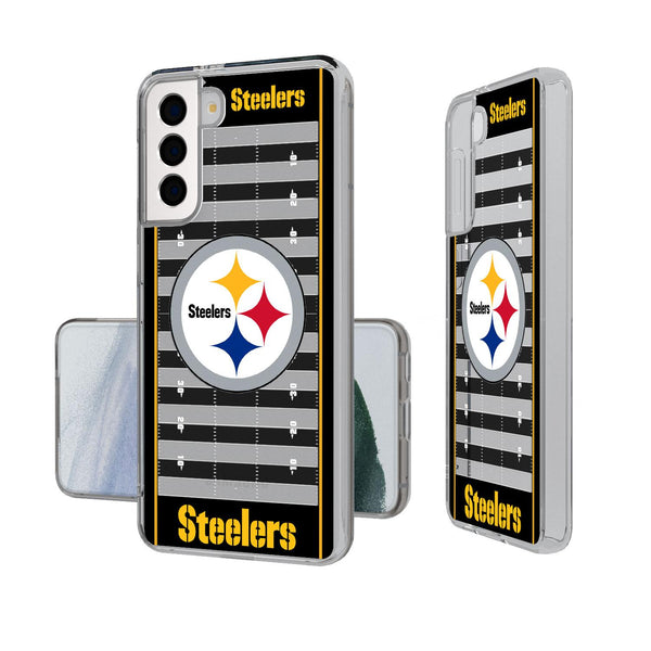 Pittsburgh Steelers Football Field Galaxy Clear Case