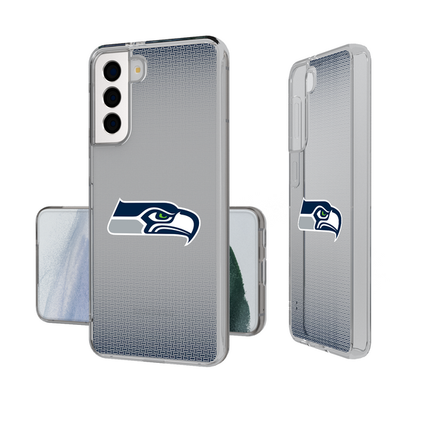 Seattle Seahawks Linen Galaxy Clear Phone Case