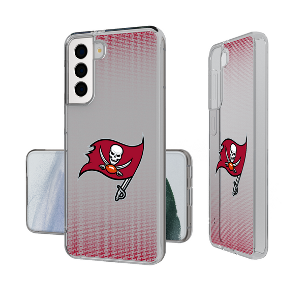 Tampa Bay Buccaneers Linen Galaxy Clear Phone Case