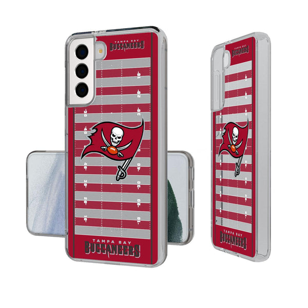 Tampa Bay Buccaneers Football Field Galaxy Clear Case