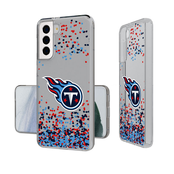 Tennessee Titans Confetti Galaxy Clear Case