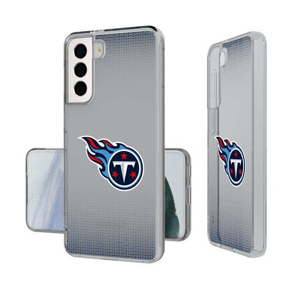 Tennessee Titans Linen Galaxy Clear Phone Case