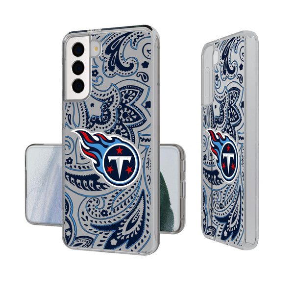 Tennessee Titans Paisley Galaxy Clear Case