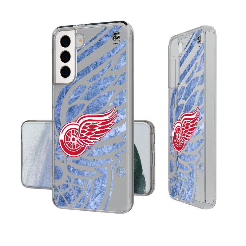 Detroit Red Wings Ice Tilt Galaxy S20 Clear Slim Case