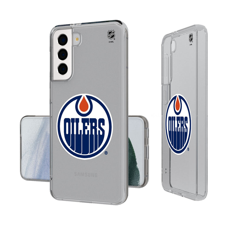 Edmonton Oilers Insignia Galaxy S20 Clear Slim Case