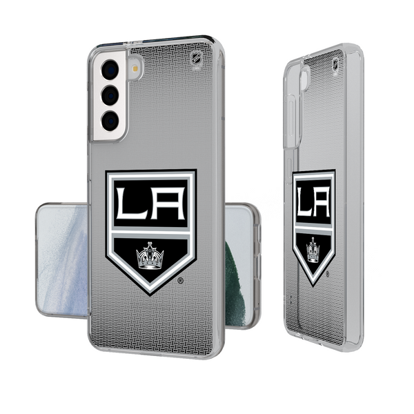 LA Kings Linen Galaxy Clear Phone Case