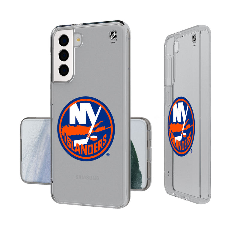 New York Islanders Insignia Galaxy S20 Clear Slim Case
