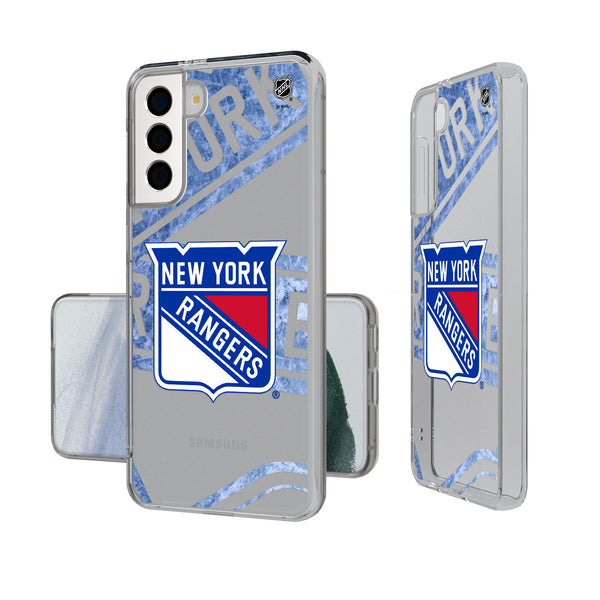 New York Rangers Ice Tilt Galaxy S20 Clear Slim Case