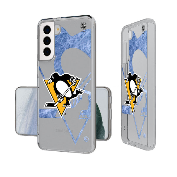 Pittsburgh Penguins Ice Tilt Galaxy S20 Clear Slim Case