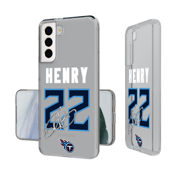 Derrick Henry Tennessee Titans 22 Ready Galaxy Clear Phone Case