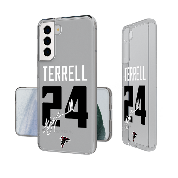 A.J. Terrell Atlanta Falcons 24 Ready Galaxy Clear Phone Case