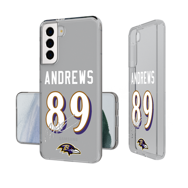 Mark Andrews Baltimore Ravens 89 Ready Galaxy Clear Phone Case