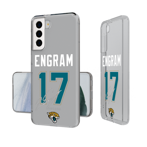 Evan Engram Jacksonville Jaguars 17 Ready Galaxy Clear Phone Case