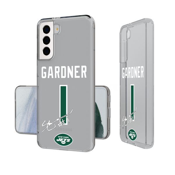 Sauce Gardner New York Jets 1 Ready Galaxy Clear Phone Case