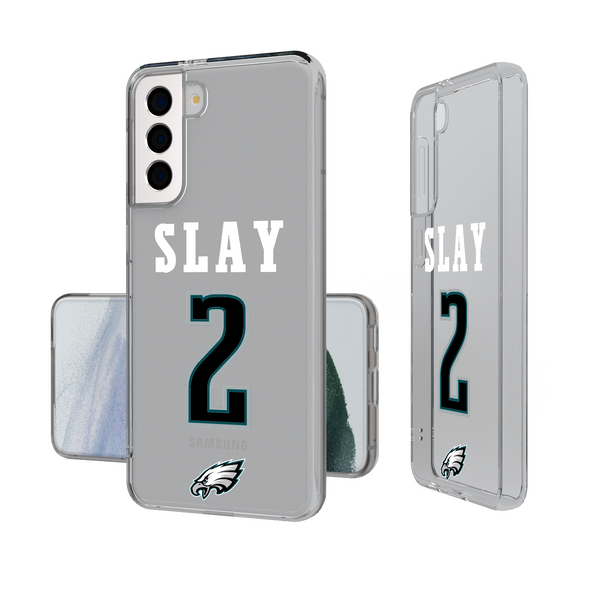 Darius Slay Philadelphia Eagles 2 Ready Galaxy Clear Phone Case