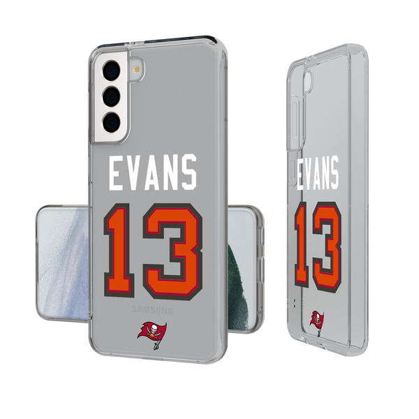 Mike Evans Tampa Bay Buccaneers 13 Ready Galaxy Clear Phone Case