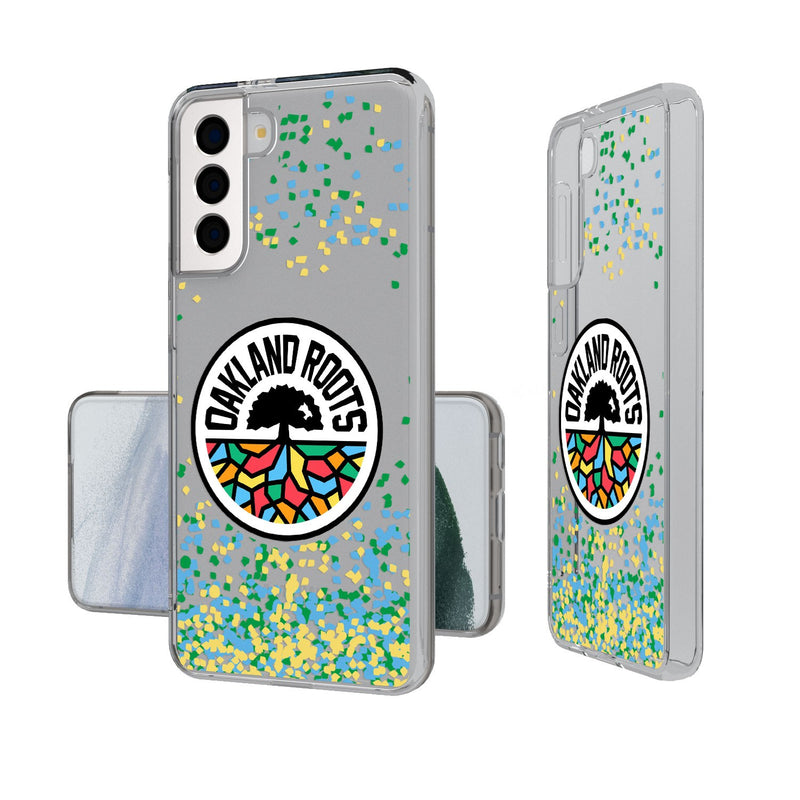 Oakland Roots SC  Confetti Galaxy S20 Clear Slim Case