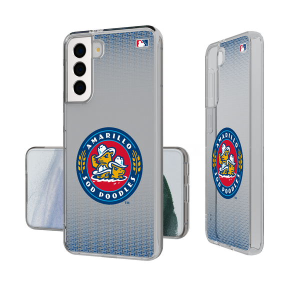 Amarillo Sod Poodles Linen Galaxy Clear Phone Case