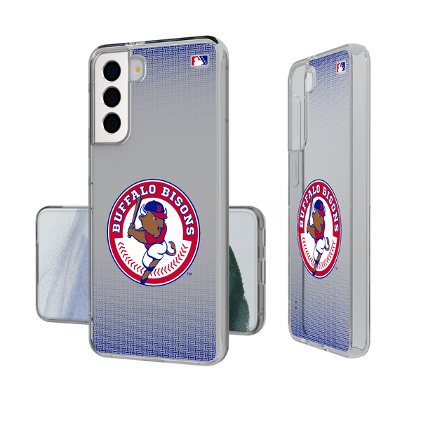 Buffalo Bisons Linen Galaxy Clear Phone Case