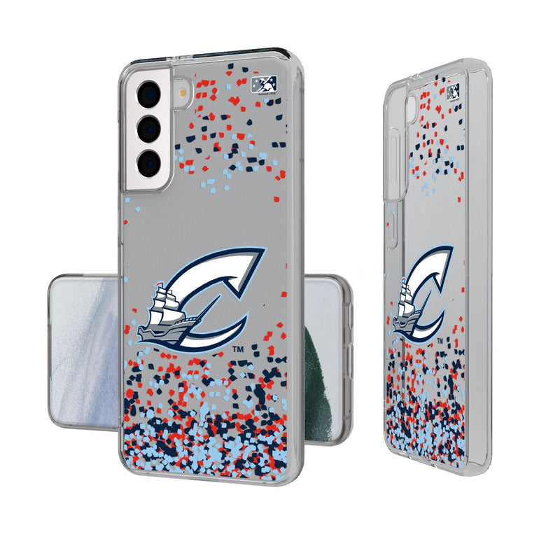 Columbus Clippers Confetti Galaxy Clear Case