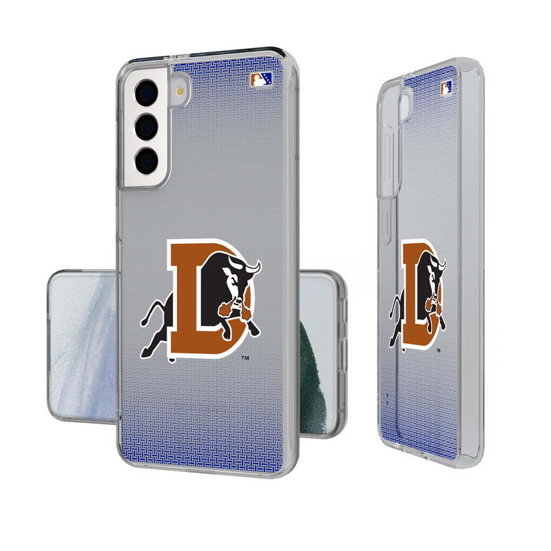 Durham Bulls Linen Galaxy Clear Phone Case