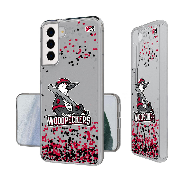 Fayetteville Woodpeckers Confetti Galaxy Clear Case