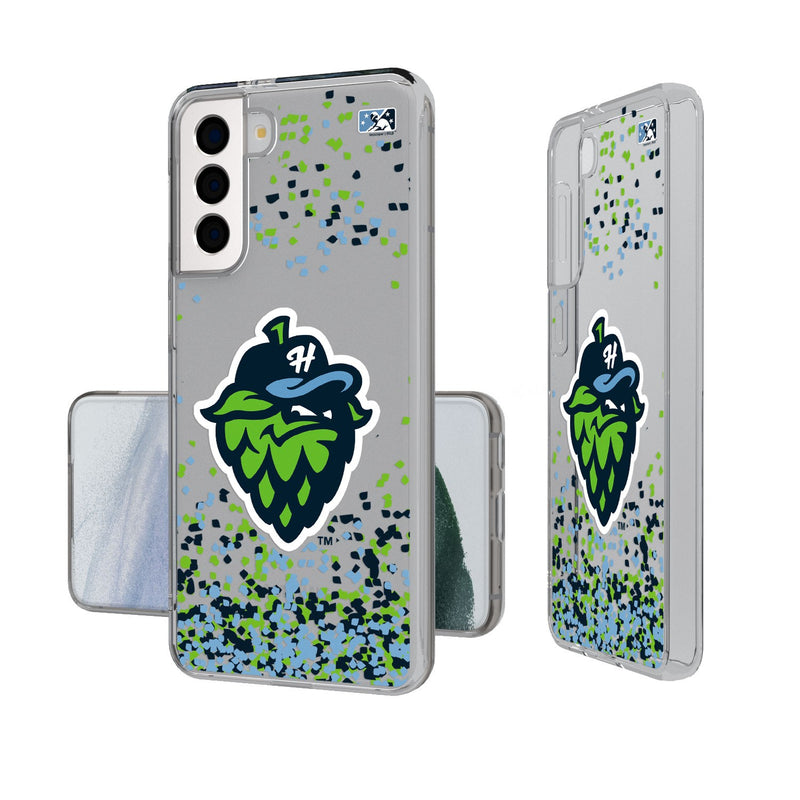 Hillsboro Hops Confetti Galaxy Clear Case