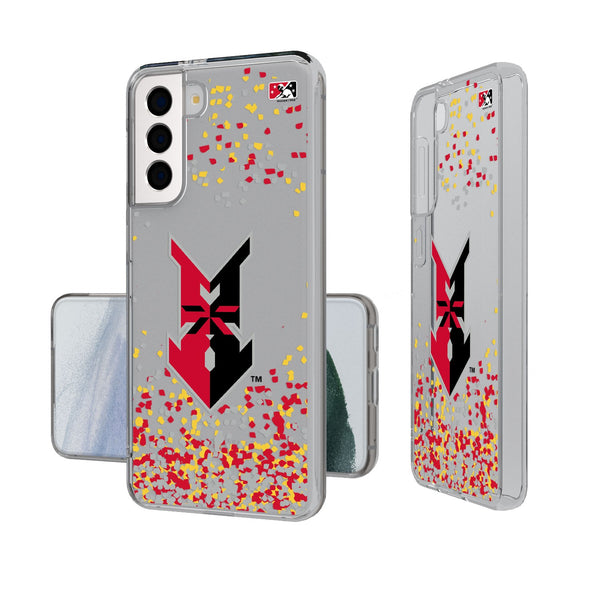 Indianapolis Indians Confetti Galaxy Clear Case