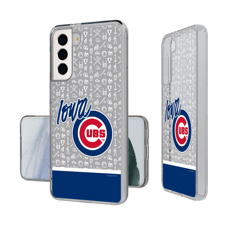 Iowa Cubs Memories Galaxy Clear Case