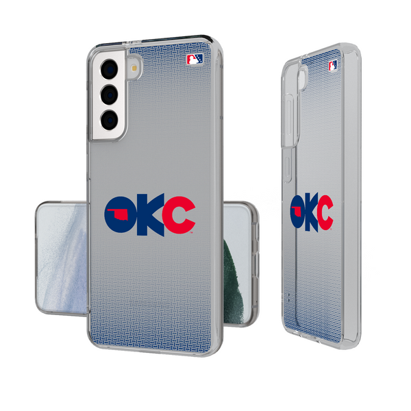 Oklahoma City Baseball Club Linen Galaxy Clear Phone Case