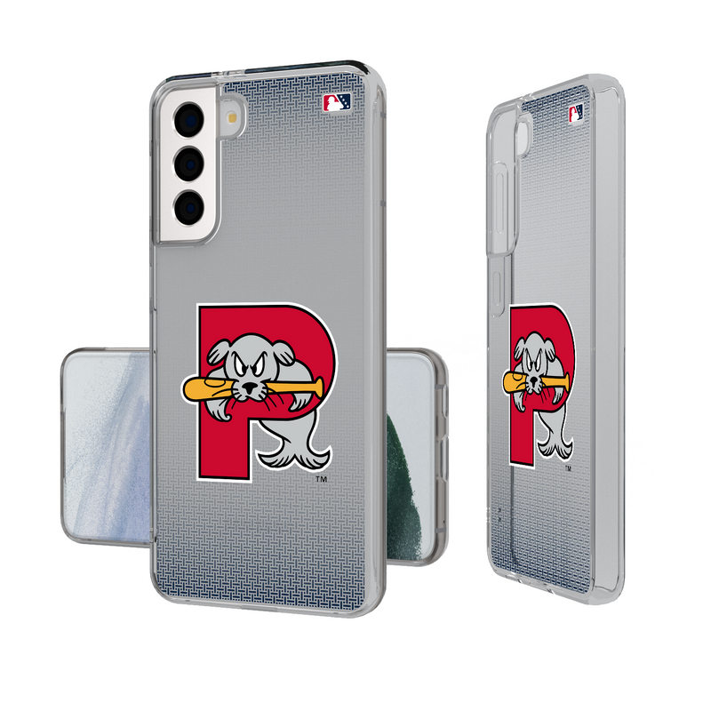 Portland Sea Dogs Linen Galaxy Clear Phone Case