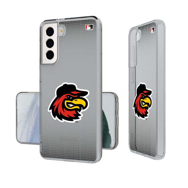 Rochester Red Wings Linen Galaxy Clear Phone Case