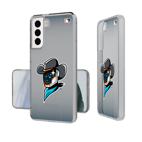 Sugar Land Space Cowboys Linen Galaxy Clear Phone Case