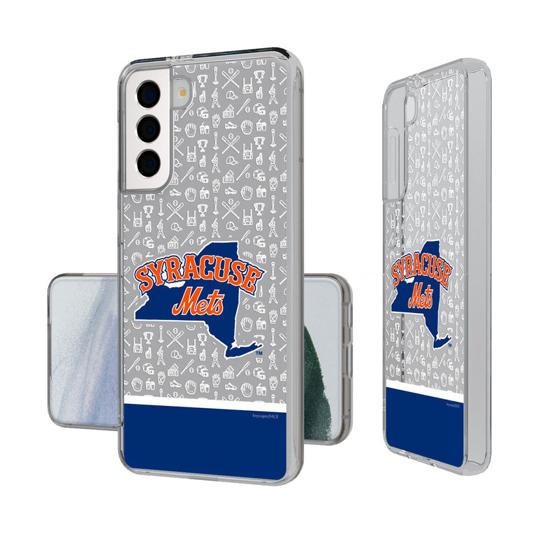 Syracuse Mets Memories Galaxy Clear Case