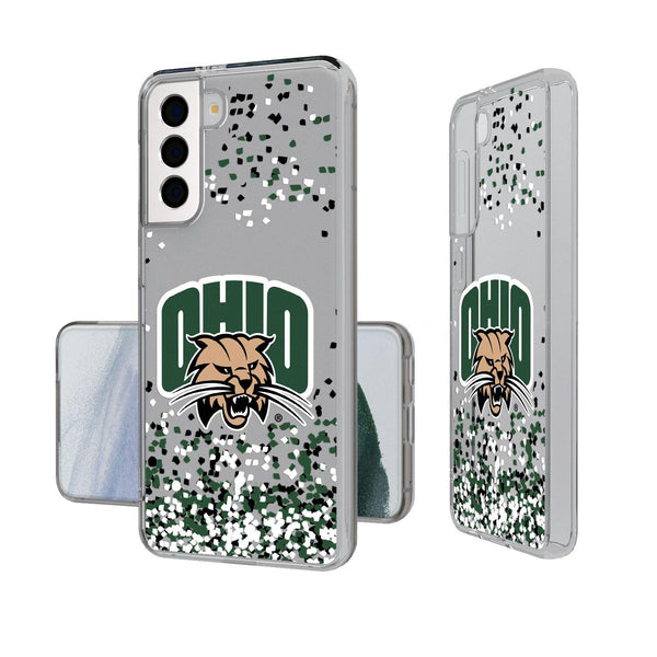 Ohio University Bobcats Confetti Galaxy Clear Case