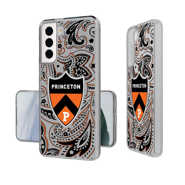 Princeton Tigers Paisley Galaxy Clear Case